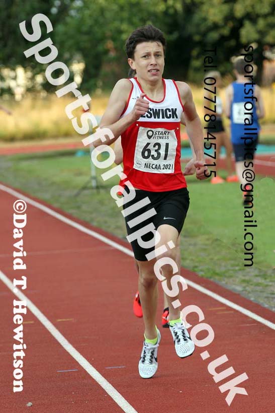 800 metres, 2021 North East Grand Prix 6, Monkton, Wednesday, August 4th. Photo: David T. Hewitson/Sports for All Pics